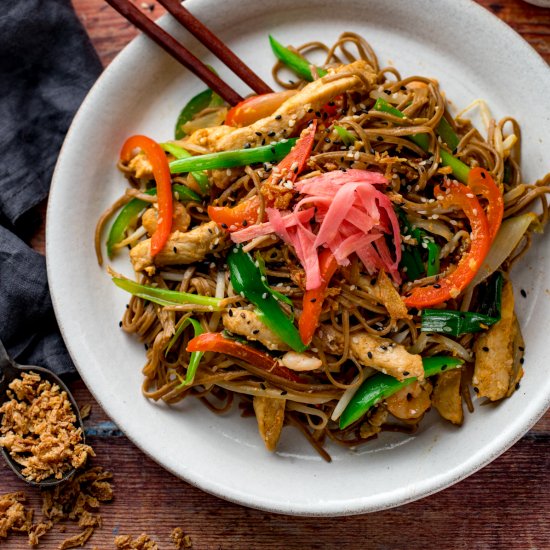 Chicken Yakisoba