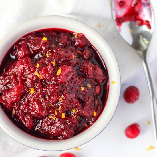 Cranberry Pomegranate Sauce