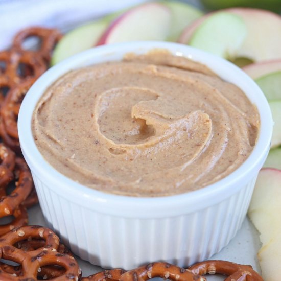 Healthy Caramel Yogurt Apple Dip