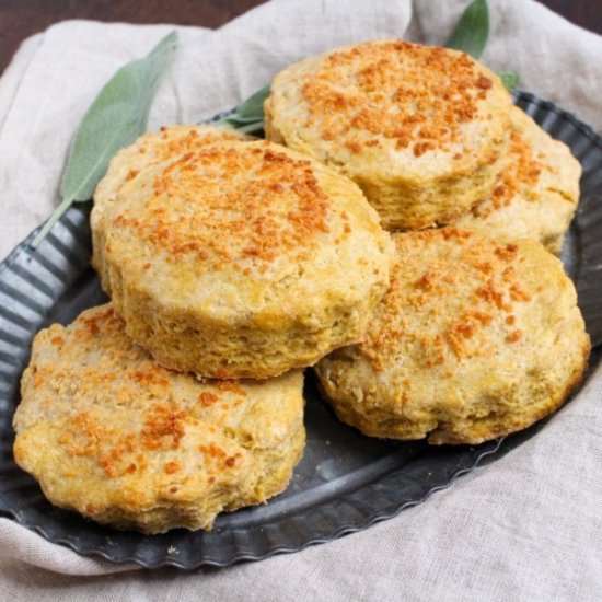 Butternut Squash Parmesan Biscuits