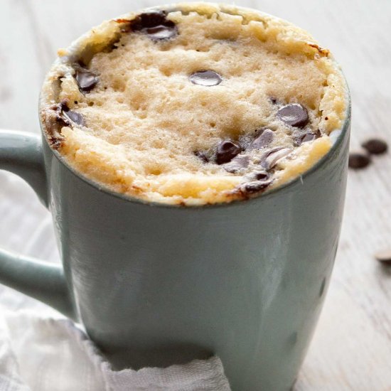 Fluffy Vegan Vanilla Mug Cake