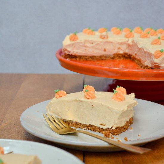 Vegan No-Bake Pumpkin Cheesecake