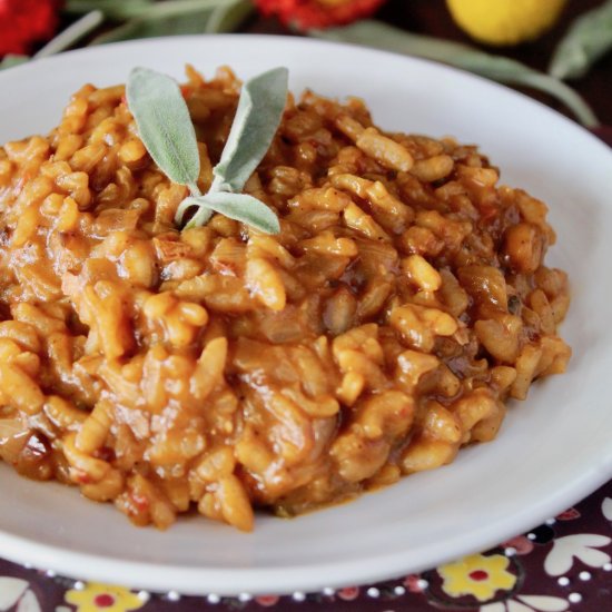 Brown Butter Pumpkin Risotto