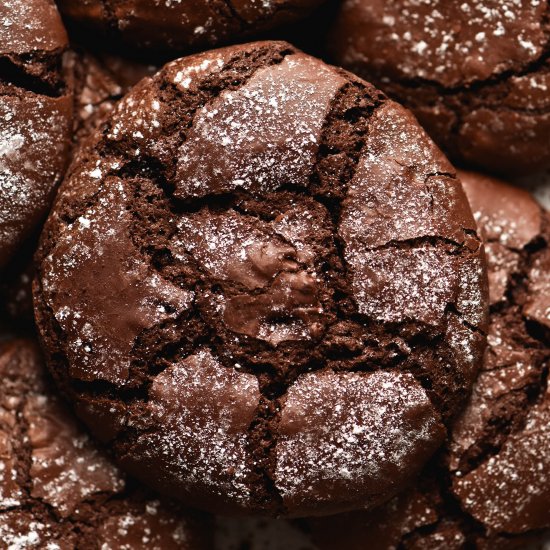 Gluten free crinkle cookies