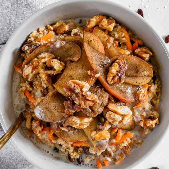 Carrot Cake Oatmeal