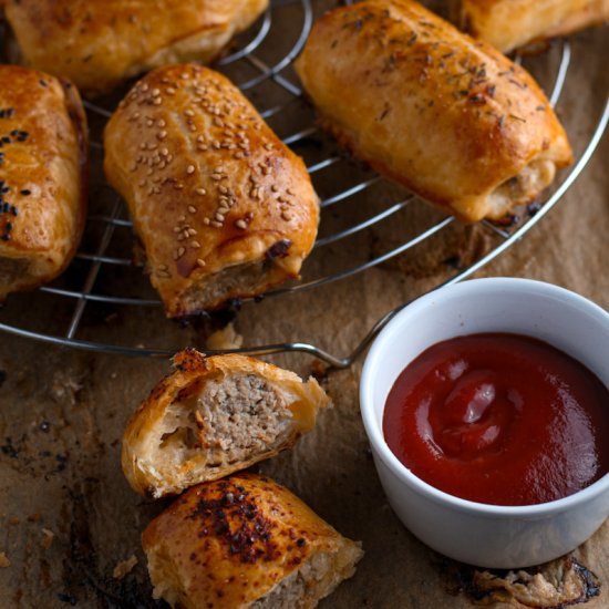 Pork and Apple Sausage Rolls