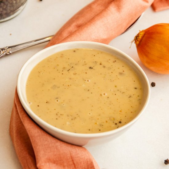 Easy Vegan Peppercorn Sauce