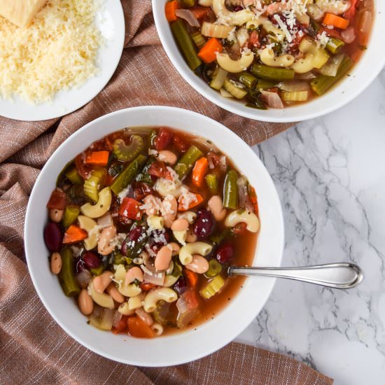 Slow Cooker Minestrone Soup