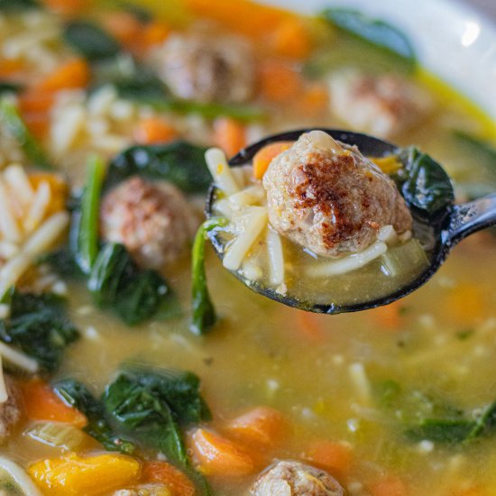 Italian Wedding Soup w/ Latin Twist