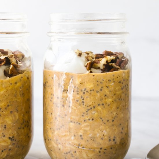 Pumpkin Pie Overnight Oats