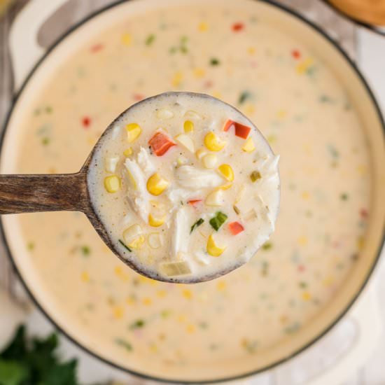 Corn and Crab Bisque