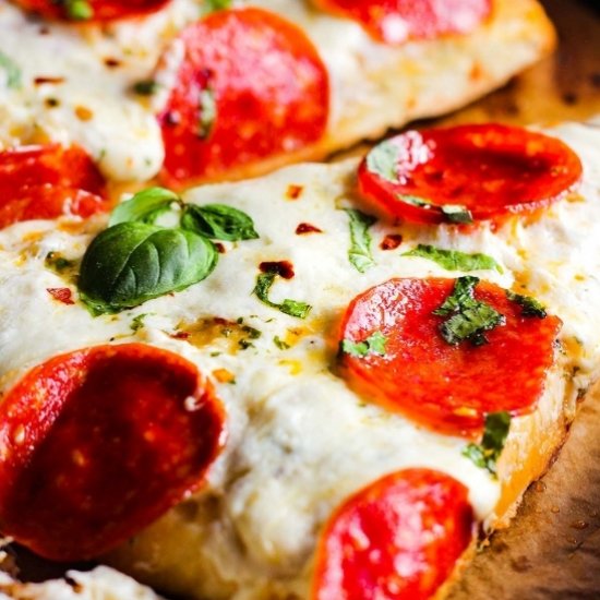 Pepperoni Flatbread Pizza