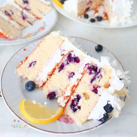 BLUEBERRY LEMON CAKE