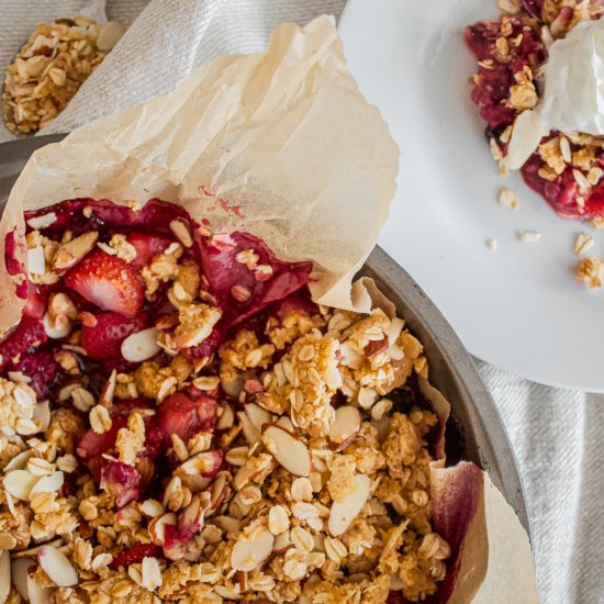 Berries Crumble (GF+Vegan)