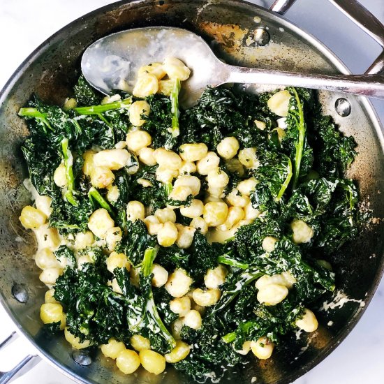 Gnocchi with Parmesan Cream