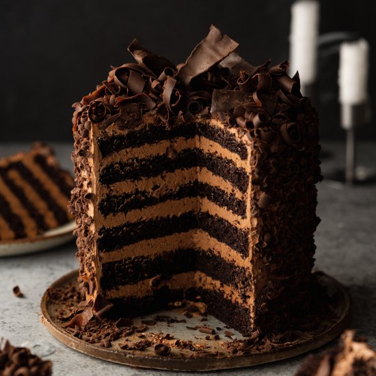 Vegan Devil’s food cake