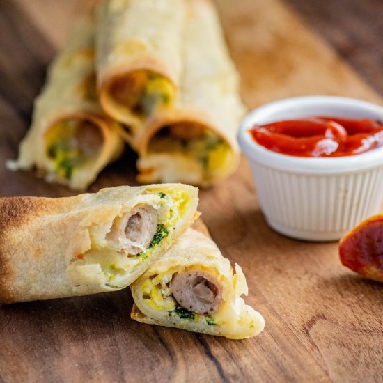 Air Fryer Breakfast Taquitos