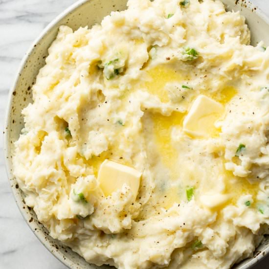 mashed potatoes with sour cream