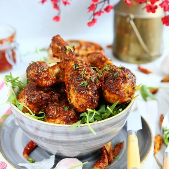 Harissa Chicken Drumsticks