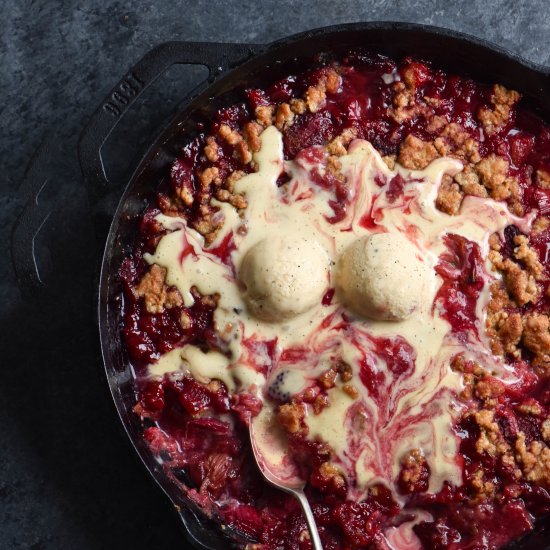 Gluten free fruit crumble