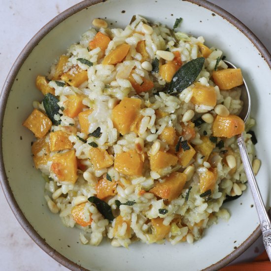 Risotto with butternut squash