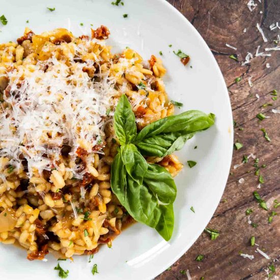 SUN-DRIED TOMATO RISOTTO