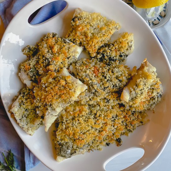 Baked Panko Cod