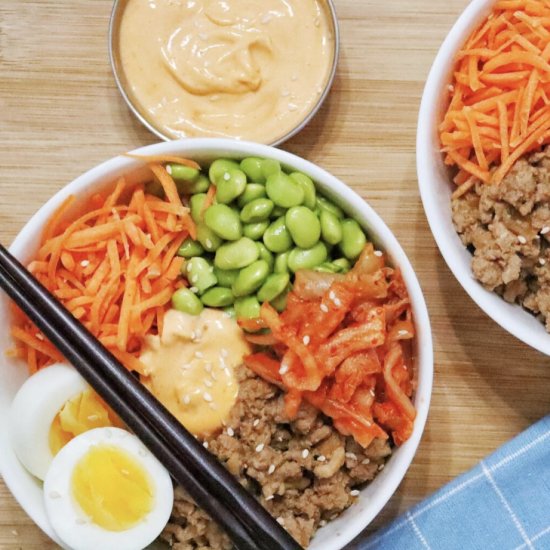 Korean-Inspired Egg Roll in a Bowl