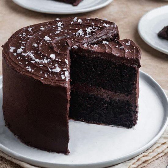 Salted Chocolate Cake