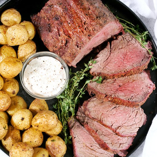 Tender Smoked Beef Tenderloin Roast