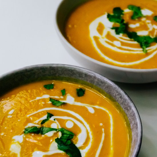 Pumpkin Soup With Coconut Milk