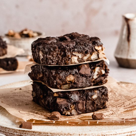 Vegan Pumpkin Brownies (Healthy)