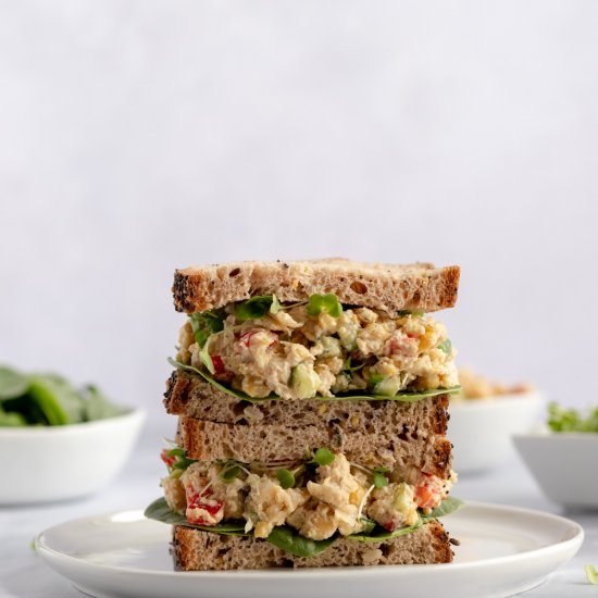 Vegan Egg Salad With Chickpeas