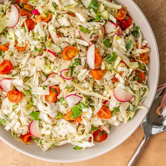 Malfouf- Lebanese Cabbage Salad