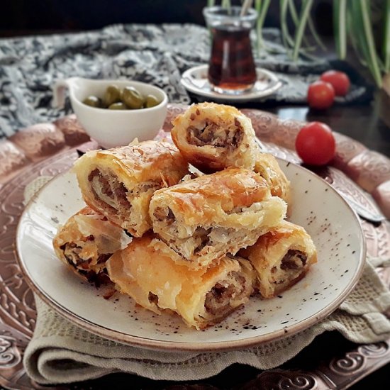 Turkish Minced Meat Filling Phyllo