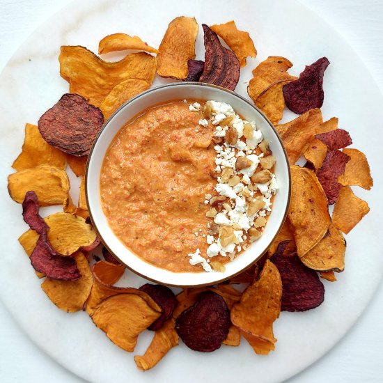 Roasted Red Pepper & Artichoke Dip