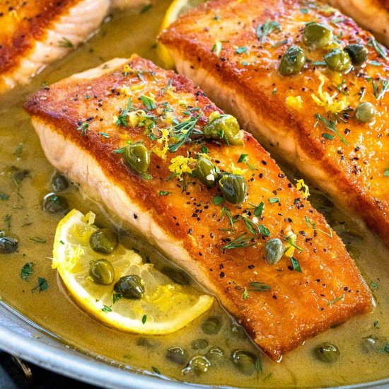 Salmon Piccata