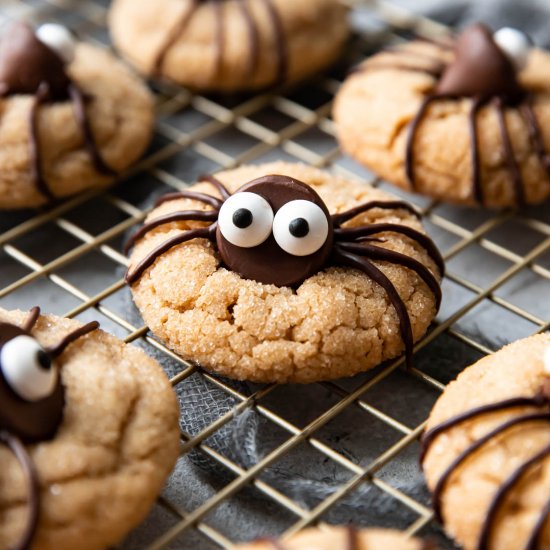 Spider Peanut Butter Cookies