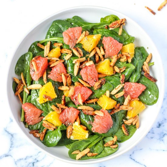 Spinach and Citrus Salad w/Almonds