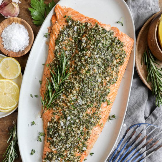 Honey Garlic Butter Salmon