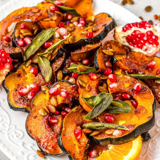 Baked Acorn Squash Slices