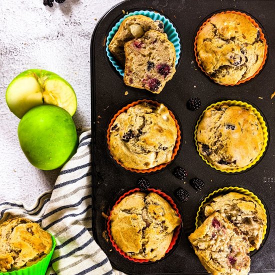 Sugar Free Blackberry Muffins