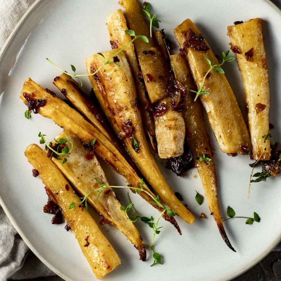 Honey Roasted Parsnips