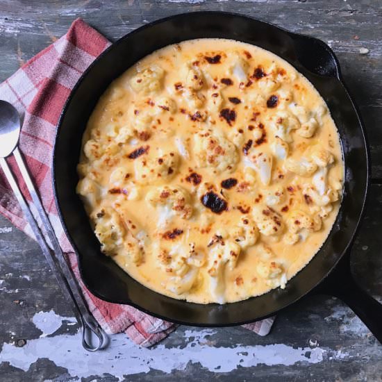 Tangy Cheddar Cauliflower