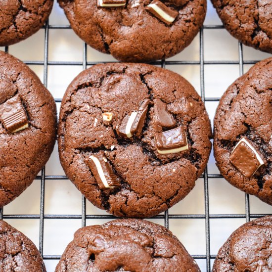 Double Chocolate Mint Cookies