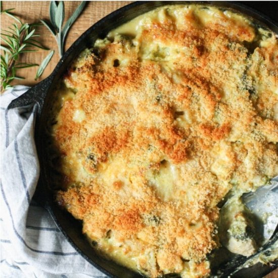 Chicken, Cheddar, Broccoli Bake