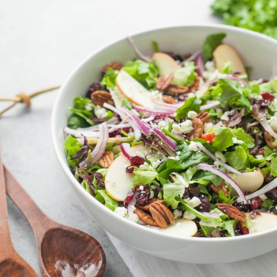 Cranberry Apple Pecan Salad