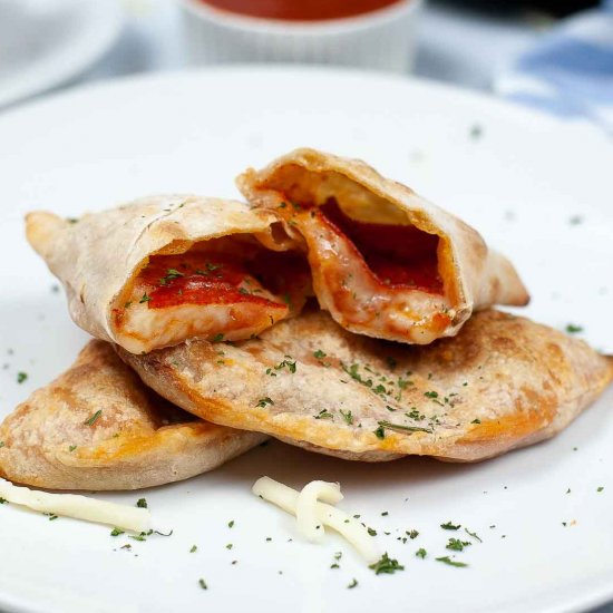 Air Fryer Homemade Calzones