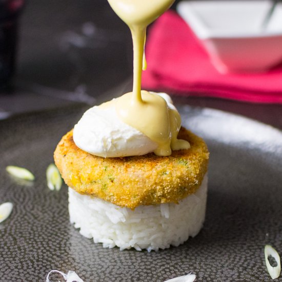 Tuna Fishcakes with Poached Eggs