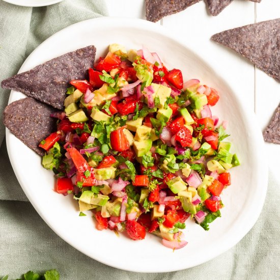 Strawberry and Avocado Salsa